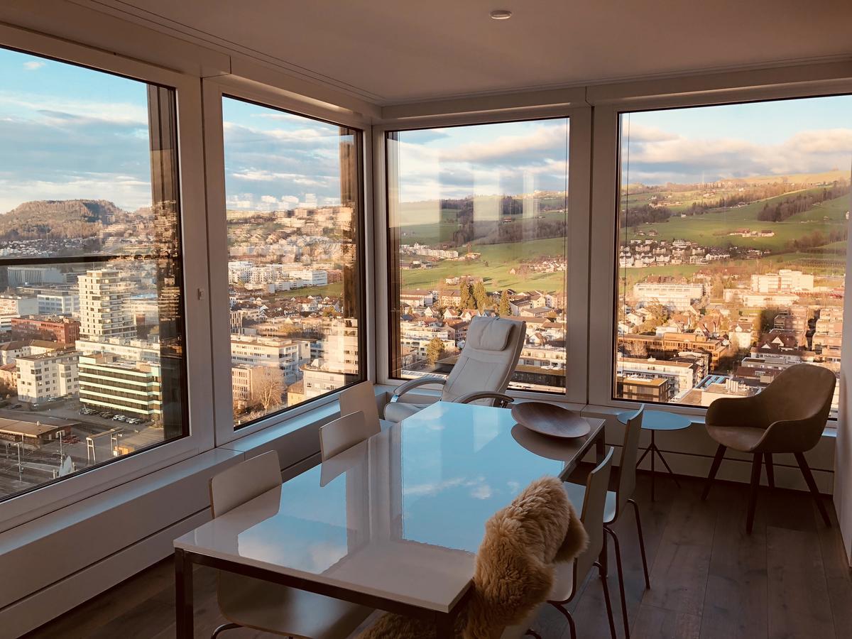 Park Tower City View Apartments Zug Dış mekan fotoğraf