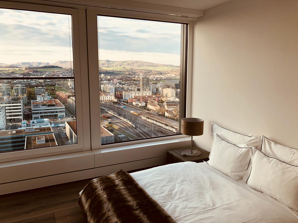 Park Tower City View Apartments Zug Dış mekan fotoğraf